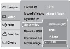 TOSHIBA XD-E600 - Sortie vidéo DVD VCD CD - 1