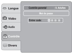 TOSHIBA XD-E600 - Détails des réglages - 1