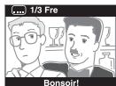 TOSHIBA XD-E600 - Appuyez sur subtitle lorsque les sous-titres s'affichent sur l'écran du téléviseur. - 1