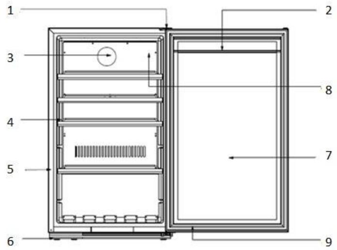 DARTY CD56B1 - DESCrizIONE DELL'APPARECCHIO - 1