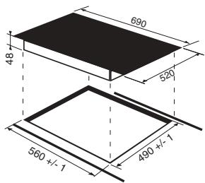 HOTPOINT KEC 635 TC - Encastrement - 2
