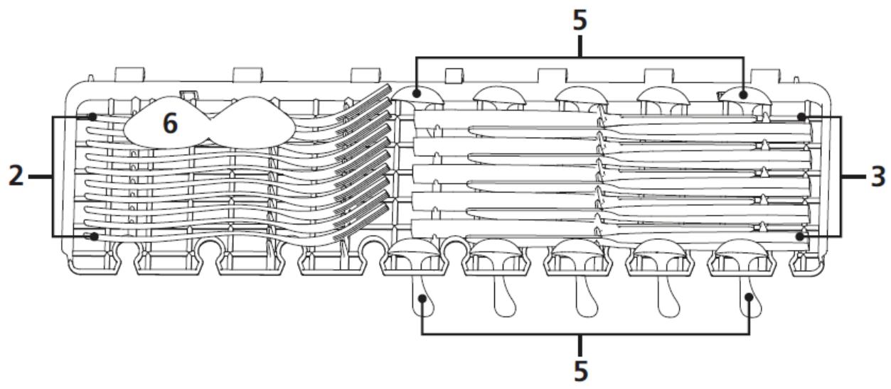 THOMSON THBIDW45DFULLSLID - Loading the Cutlery Rack and Basket - 1