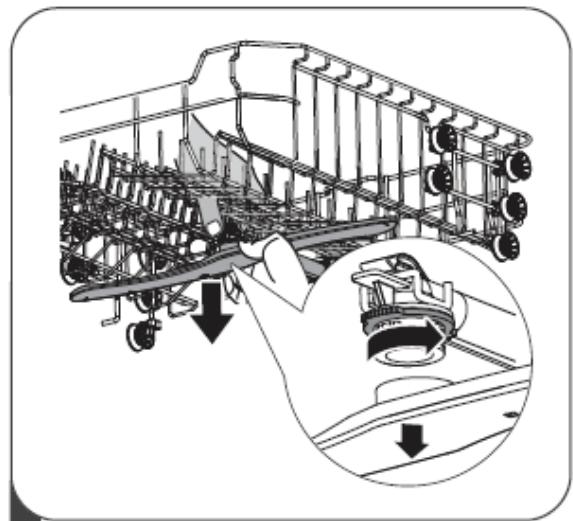 THOMSON THBIDW45DFULLSLID - Cleaning the spray arms - 1