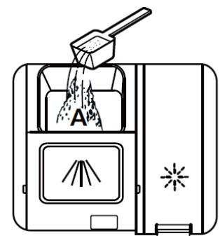 THOMSON THBIDW45DFULLSLID - Enchimento do dispensador do detergente - 2