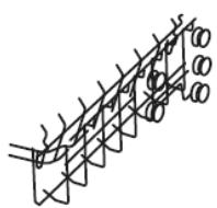 THOMSON THBIDW45DFULLSLID - FOLDING THE CUP RACK - 2