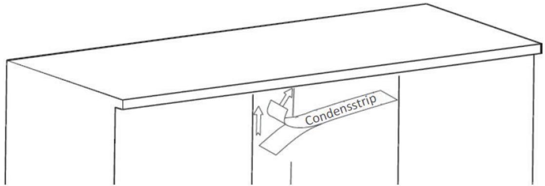 THOMSON THBIDW45DFULLSLID - De condensstrip aanbrengen - 1