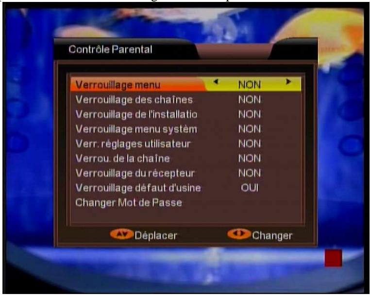 VISIOSAT TVS 5500 FREE TO AIR - Iv.5 contrôle parental - 1