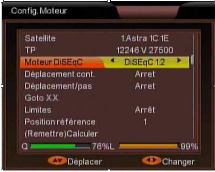 VISIOSAT TVS 5500 FREE TO AIR - V.4 configuration moteur (DiSEqC1.2) - 1