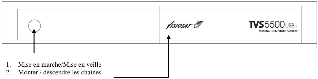 VISIOSAT TVS 5500 FREE TO AIR - II.1 face avant - 1