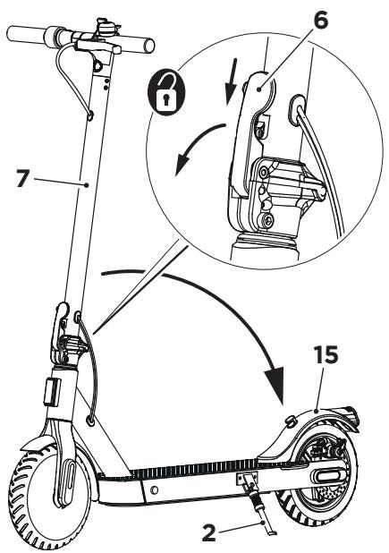 DARRYOCEAN DRIVETROTTINETTEE5 - FERMER et transporter la trottinette - 1