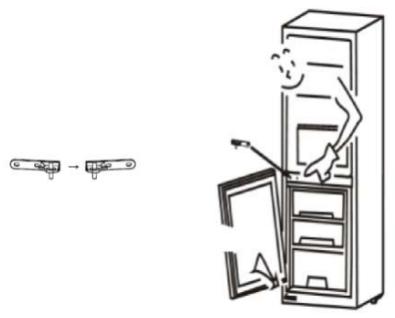 PROLINE PLC235WHPLC235SL - DRAAIRICHTING VAN DE DEUR WIJZIGEN - 4
