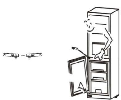 PROLINE PLC235WHPLC235SL - INVERSION DES PORTES - 4