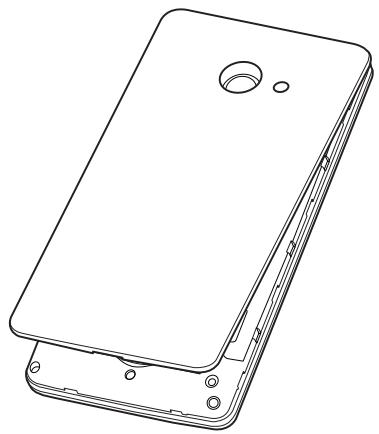 ACER Z220 - Installer une carte SIM ou une carte microsd - 1