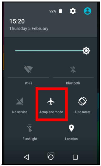 ACER Z220 - Activer ou désactiver le mode avion - 1