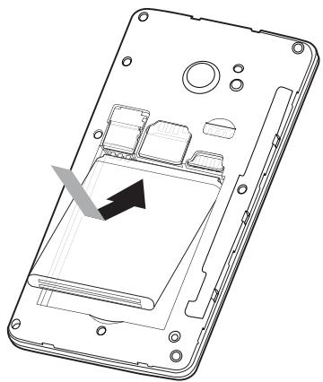 ACER Z220 - Installer une carte SIM ou une carte microsd - 2