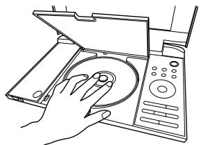 TOSHIBA DVD SP-P30 DT - Posez un disque. - 1