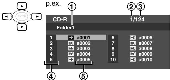 TOSHIBA DVD SP-P30 DT - Appuyez sur /  /  / pour déplacer la barre de mise en évidence pour sélectionner un fichier. - 1