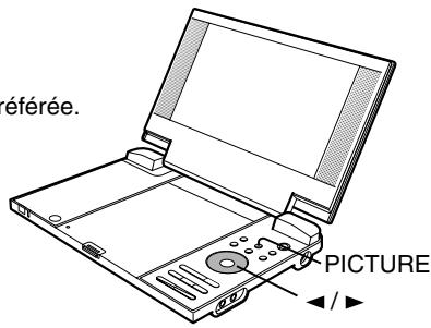 TOSHIBA DVD SP-P30 DT - Réglage de l'image - 1