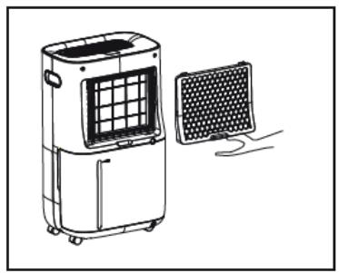 WHIRLPOOL DE20W5252 - Nettoyage du filtre à air - 1
