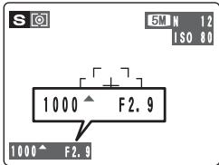 FUJIFILM FinePixE500 - Réglage de la vitesse d'obturation - 2