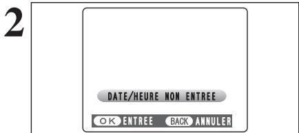 FUJIFILM FinePixE500 - Mise sous et hors tension / reglage de la DATE et de l'heure - 3