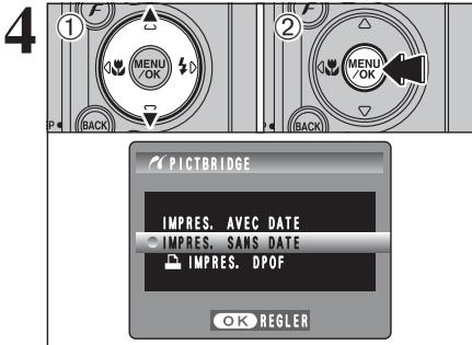 FUJIFILM FinePixE500 - Spécifier les images pour l'impression sans utiliser DPOF (impression d'une seule vue) - 4