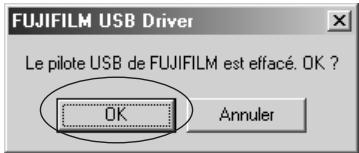 FUJIFILM FinePixE500 - Désinstallation du logiciel - 3