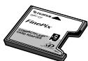 FUJIFILM FinePixE500 - Adaptateur de carte compactflash™ dpc-cf - 1
