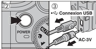 FUJIFILM FinePixE500 - Débranchement de l'appareil photo - 4