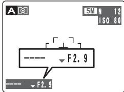 FUJIFILM FinePixE500 - Réglage d'ouverture - 3