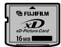 FUJIFILM FinePixE500 - - Carte xD-Picture Card™ 16 mo (1) - 1