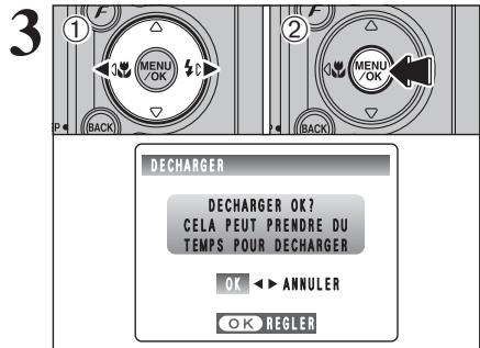 FUJIFILM FinePixE500 - La fonction de "décharge des batteries rechargeables" ne doit pas être utilisée avec les piles alcalines car elle vidange complètement la charge de la pile. - 3