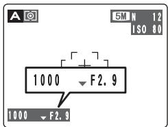 FUJIFILM FinePixE500 - Réglage d'ouverture - 1