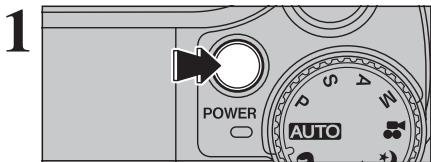 FUJIFILM FinePixE500 - Mise sous et hors tension / reglage de la DATE et de l'heure - 1