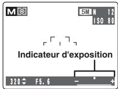 FUJIFILM FinePixE500 - Indicateur d'exposition - 1
