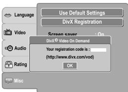 TOSHIBA SD 581 - Enregistrement divx - 1
