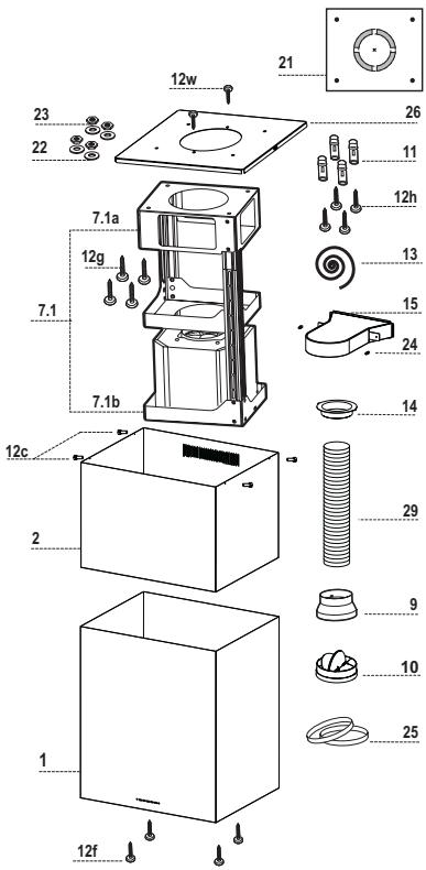 ROBLIN CUBIX 600 - Composants - 1