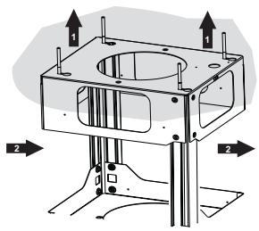 ROBLIN CUBIX 600 - Fixation du treillis - 2