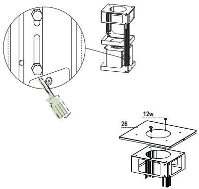 ROBLIN CUBIX 600 - Fixation du treillis - 1