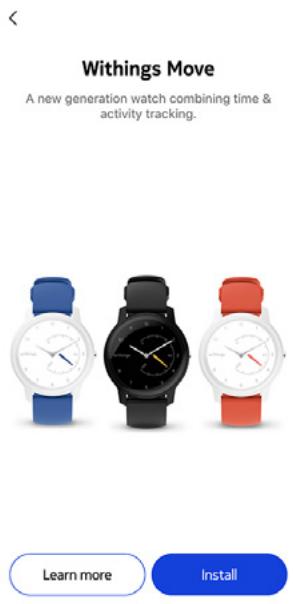 WITHINGS Move - Touchez installer. - 1