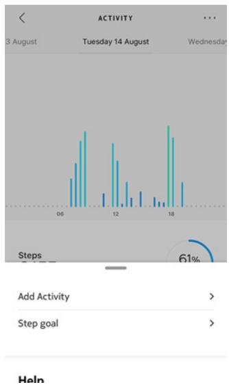 WITHINGS Move - Modifier mon objectif d'activité - 1