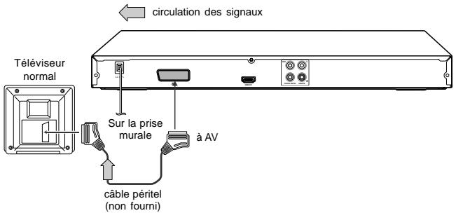 TOSHIBA SD-5010 - Branchement à un téléviseur - 1