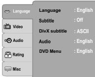 TOSHIBA SD-5010 - Appuyez sur SETUP. - 1