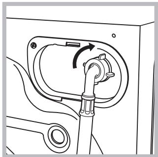 HOTPOINT ARMXXF145 - Raccordement du tuyau d'arrivée de l'eau - 2