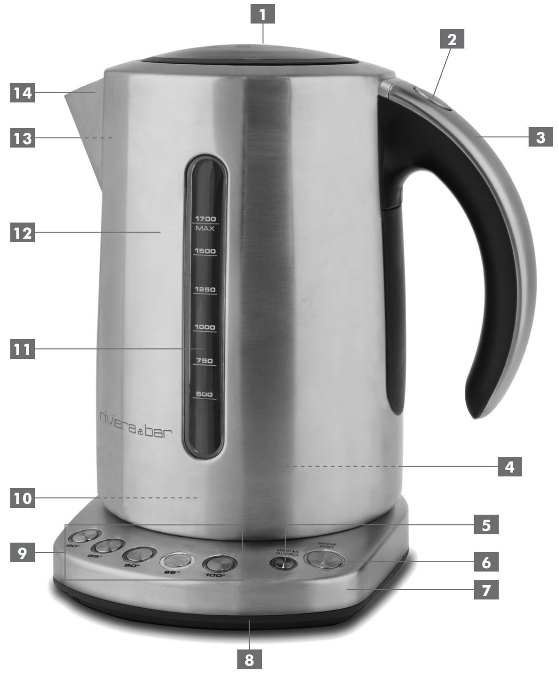 RIVIERA ET BAR QD 864 A IX MULTI T - description du produit - 1