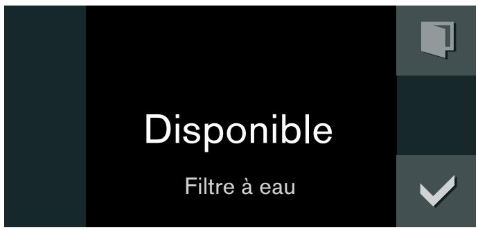 GAGGENAU BS485-110 - Réglage du filtre à eau - 1