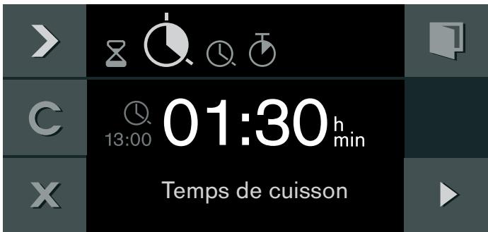 GAGGENAU BS485-110 - Régler le temps de cuisson - 1
