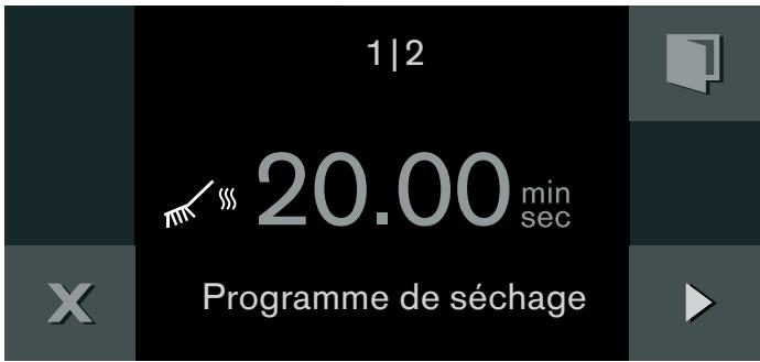 GAGGENAU BS485-110 - Lancer le programme de séchage - 1