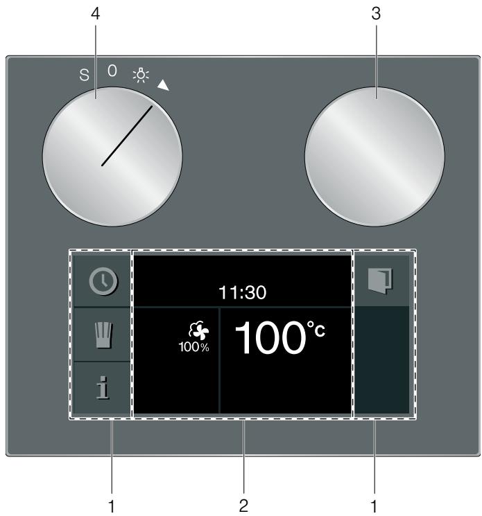 GAGGENAU BS485-110 - Afficheur et éléments de commande - 1