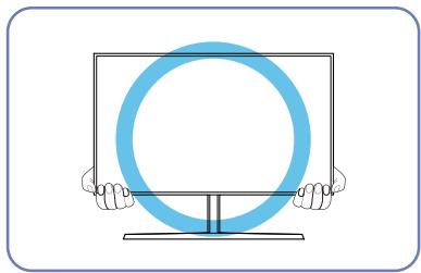 SAMSUNG C27R504FHP - Précautions lors du déplacement du moniteur - 3